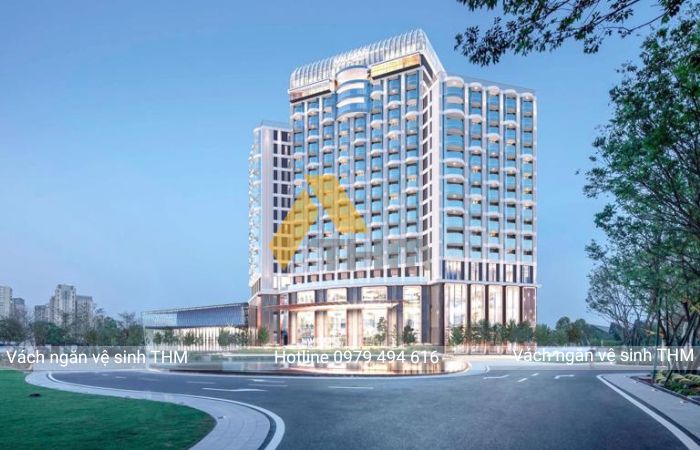 THI CÔNG VÁCH NGĂN VỆ SINH THM TẠI THE TRAY HOTEL – ĐỒ SƠN