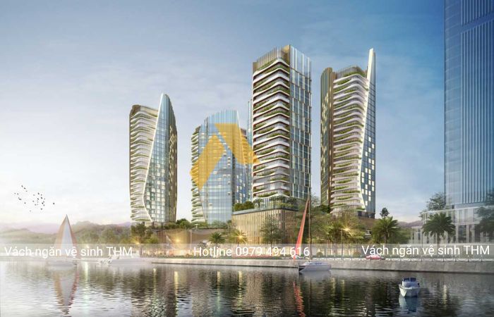 THI CÔNG VÁCH NGĂN VỆ SINH THM TẠI KHÁCH SẠN 5* HARBOUR – VÂN ĐỒN