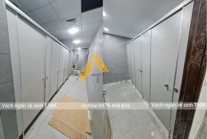 THI CÔNG VÁCH NGĂN VỆ SINH THM TẠI KHÁCH SẠN 5* HARBOUR - VÂN ĐỒN
