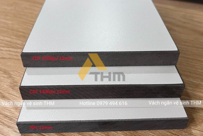 Hướng dẫn phân biệt vách ngăn vệ sinh CDF và Compact HPL